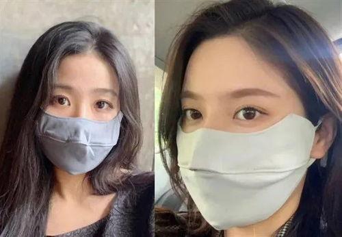明星网红防晒口罩图片,时尚与健康双重守护